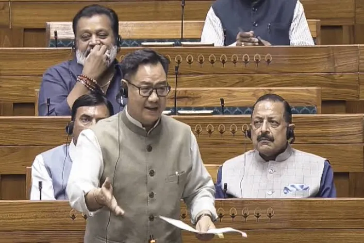 Parliamentary Affairs Minister Kiren Rijiju 