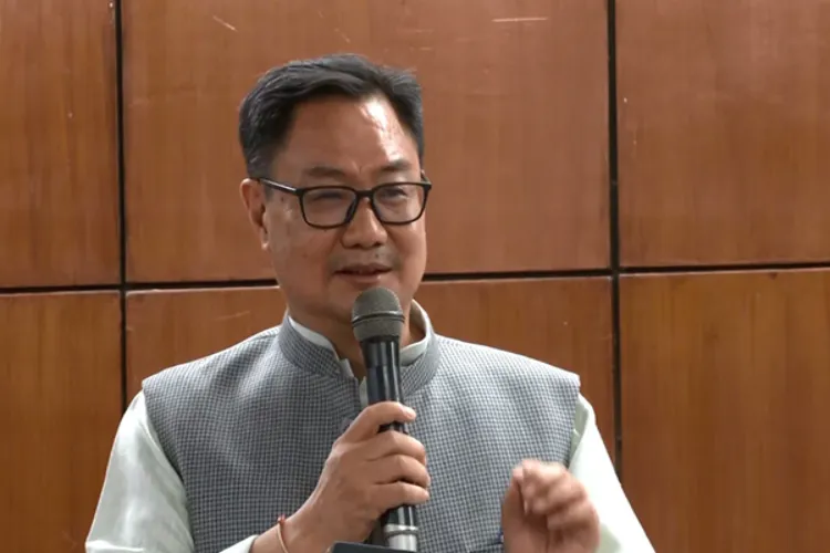 Union Parliamentary Affairs Minister Kiren Rijiju