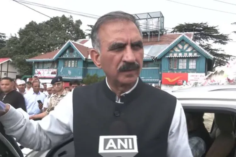 Himachal Pradesh Chief Minister Sukhvinder Singh Sukhu