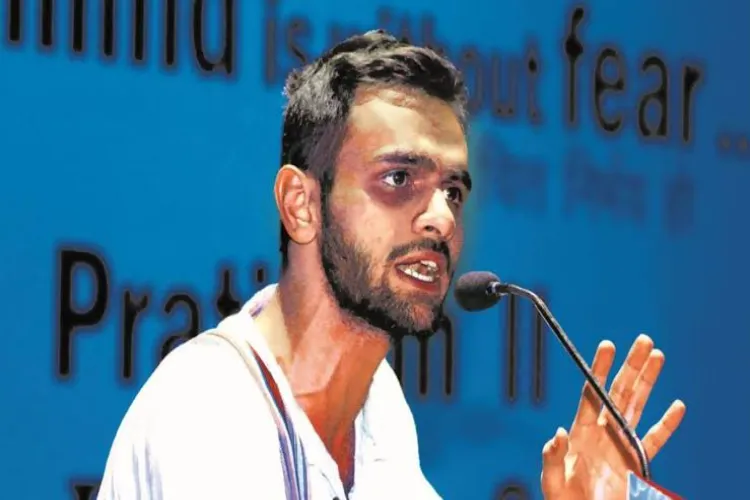  Activist and former JNU scholar Umar Khalid