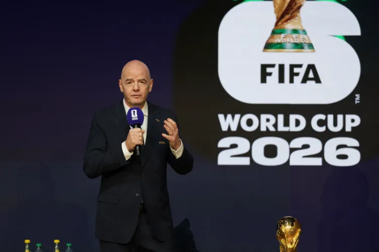 FIFA president Gianni Infantino. 