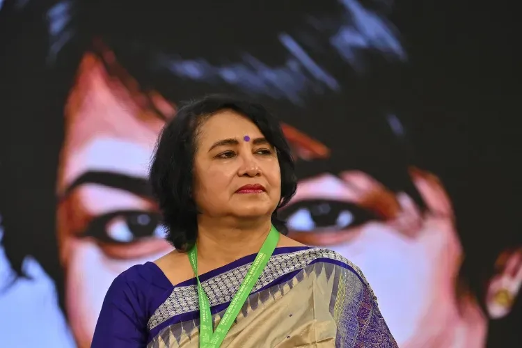 Exiled Bangladeshi author Taslima Nasreen 