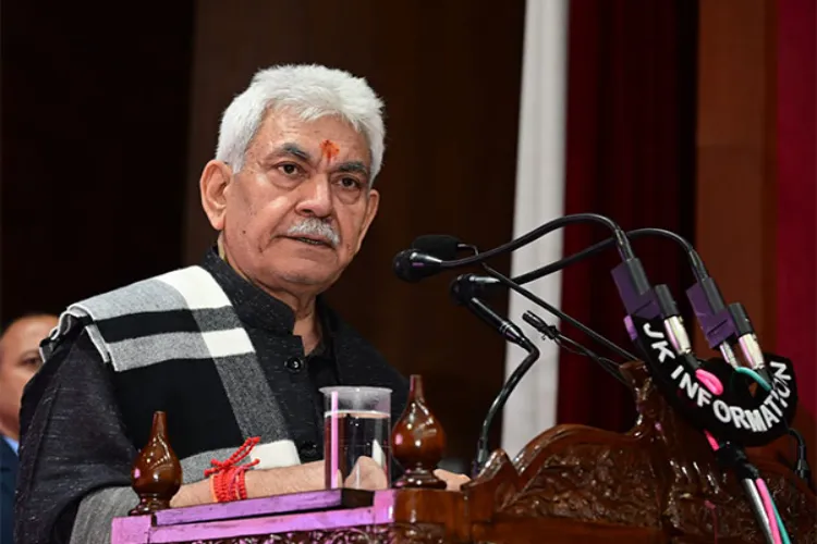 Jammu and Kashmir Lieutenant Governor Manoj Sinha 