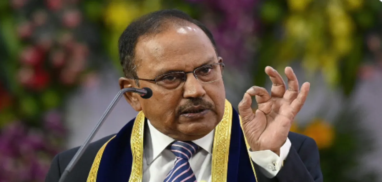 NSA Ajit Doval speaking after receiving the Lokmanya Tilak National Award 2026
