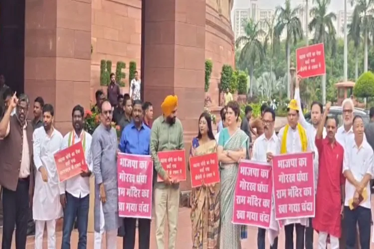 Opposition protest in Parliament