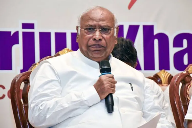 Leader of Opposition in the Rajya Sabha and Congress president Mallikarjun Kharge
