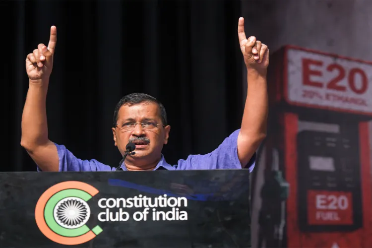 Aam Aadmi Party (AAP) national convenor Arvind Kejriwal 