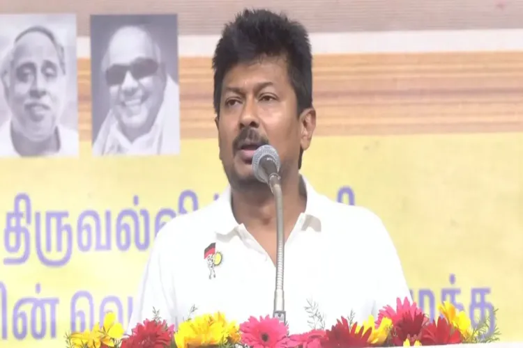 DMK leader and Leader of Opposition in the Tamil Nadu Assembly Udhayanidhi Stalin