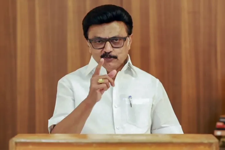 Former Tamil Nadu Chief Minister and DMK president MK Stalin 