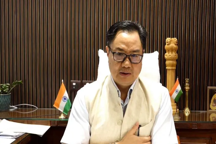 Union Parliamentary Affairs Minister Kiren Rijiju 