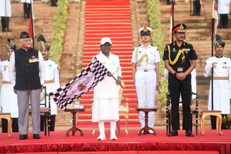 Hon’ble President of India, Smt Droupadi Murmu, flagged off the inaugural President’s Bodyguard Soldierathon