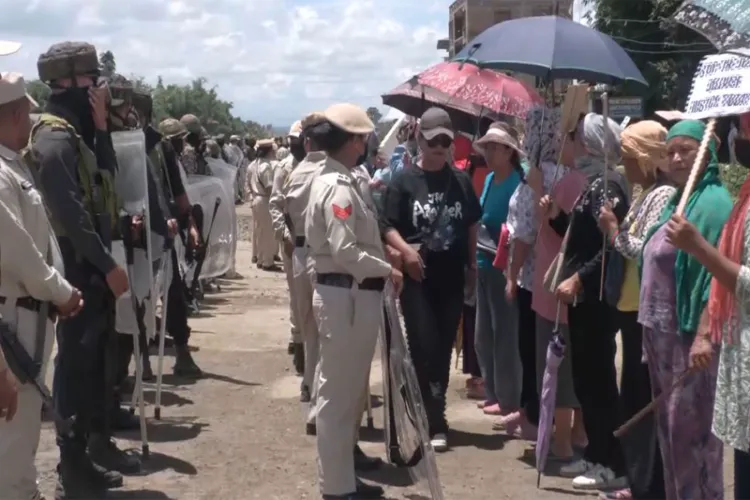 Black flags waved as Manipur CM Khemchand Singh travels to Kangpokpi