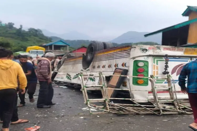 Visual from the accident site