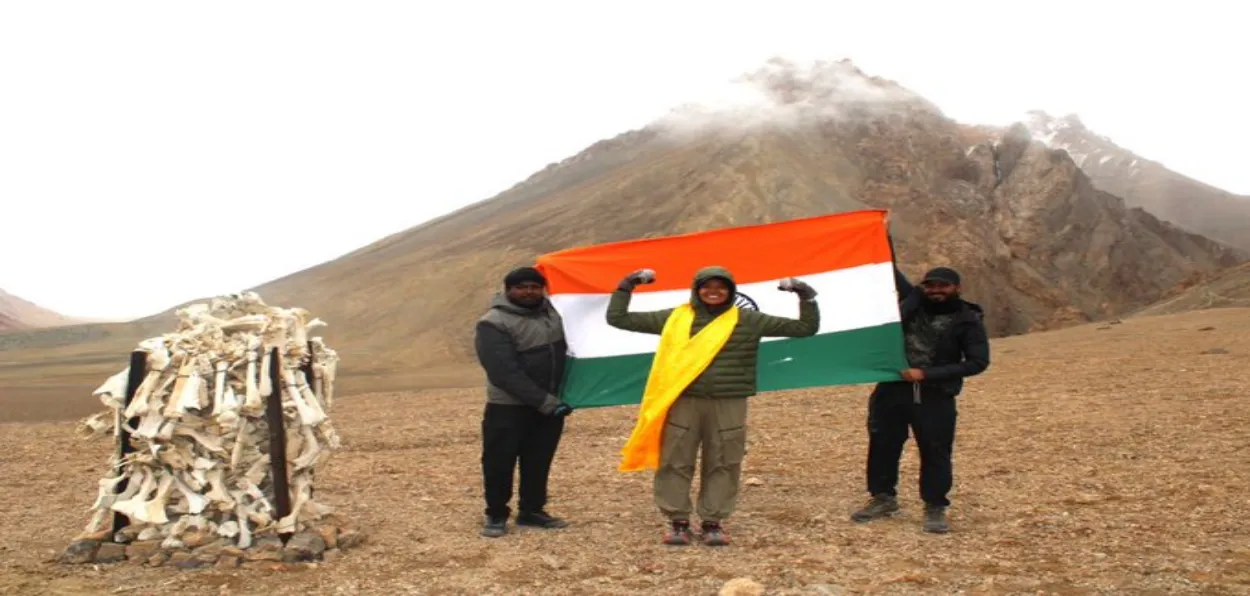 Sufiya Khan at Karakoram, Ladakh