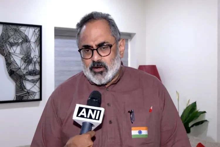 BJP state president Rajeev Chandrasekhar 