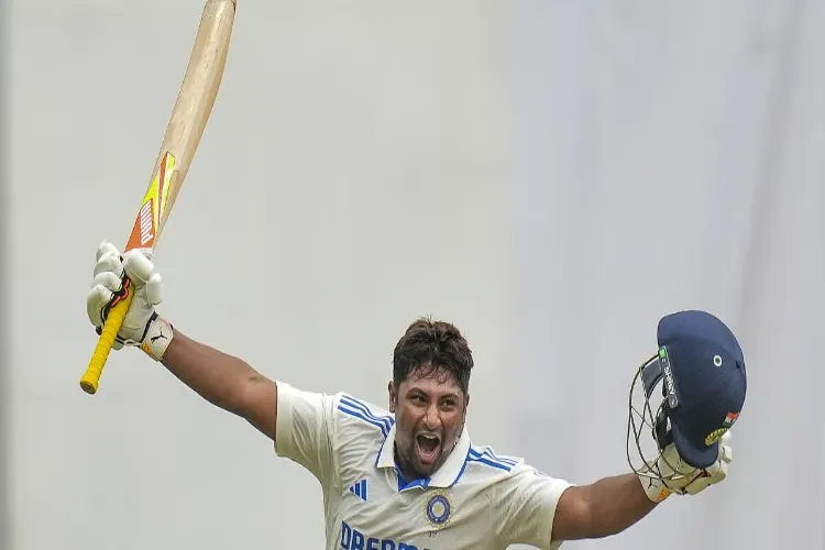 Indian batter Sarfaraz Khan