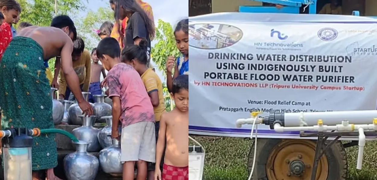 Instawater system at work
