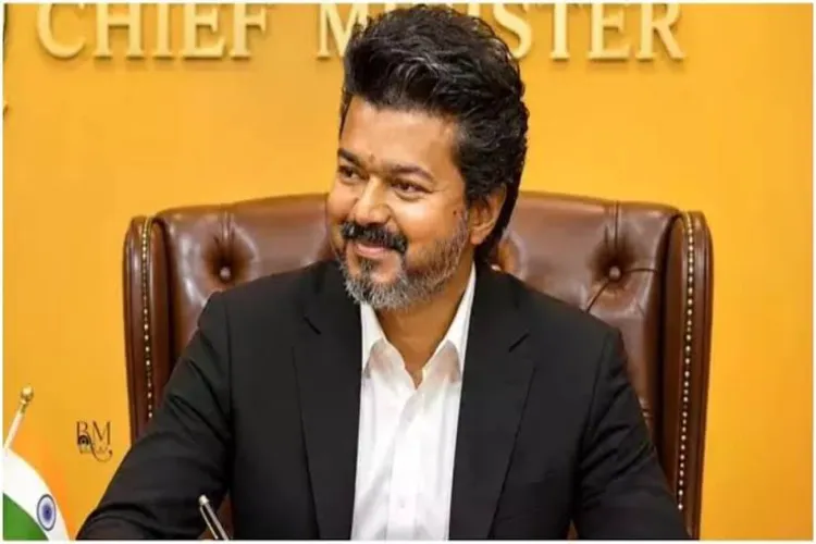Tamil Nadu Chief Minister C Joseph Vijay 