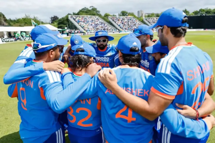 Team India players in hurdle