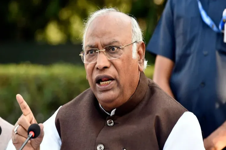 Congress president and Leader of Opposition in Rajya Sabha Mallikarjun Kharge
