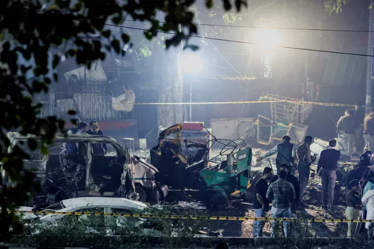 Visuals from the blast near Red Fort last November