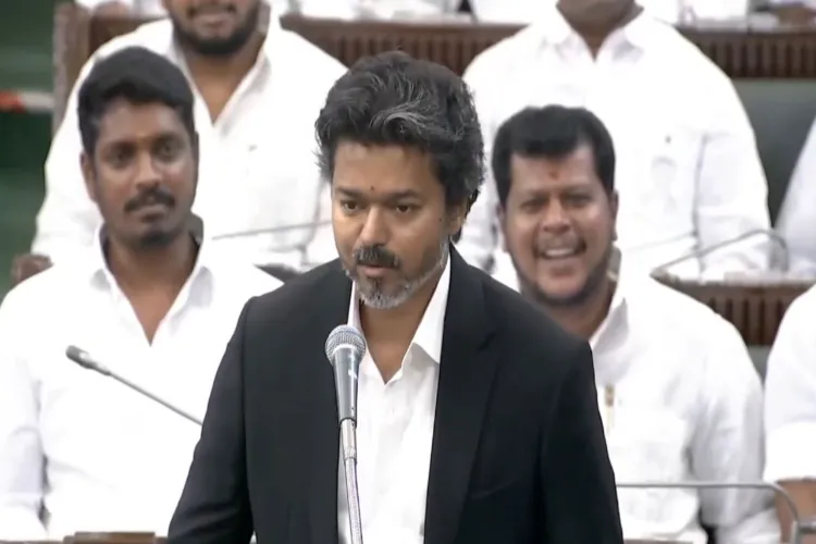 Tamil Nadu Chief Minister C Joseph Vijay