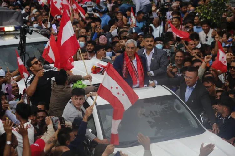Nepal's ex-PM Deuba, beaten in Gen-Z protest, returns, receives grand welcome