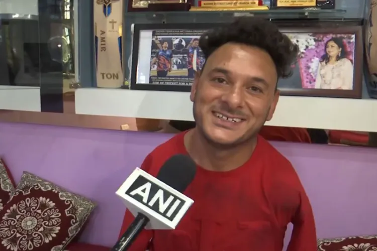 Jammu and Kashmir para-cricketer Amir Hussain Lone