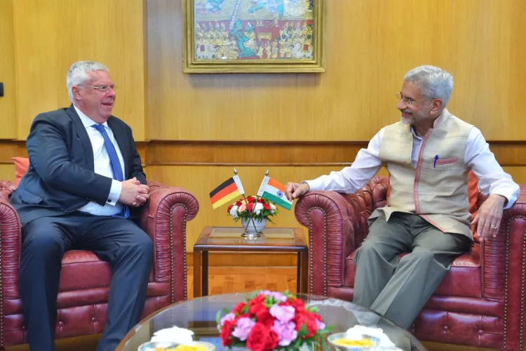 EAM S Jaishankar with Jurgen Hardt, Member of the German Parliamen