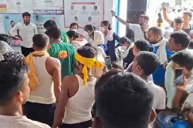 Injured people at the hospital in Lakhisarai