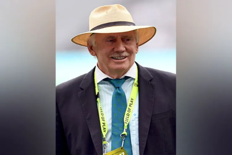 Former Australian cricketer Ian Chappell 