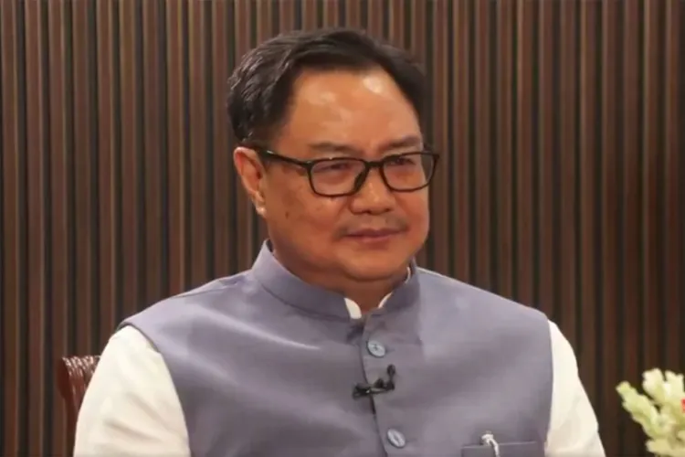 Union Parliamentary Affairs Minister Kiren Rijiju