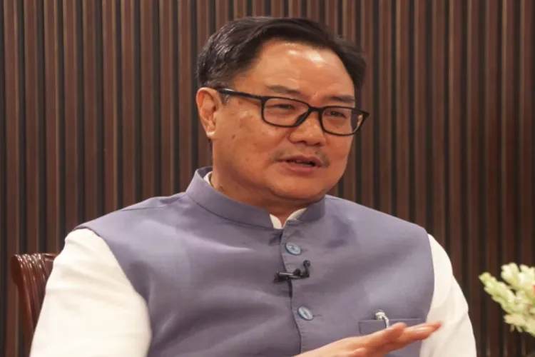 Union Parliamentary Affairs Minister Kiren Rijiju
