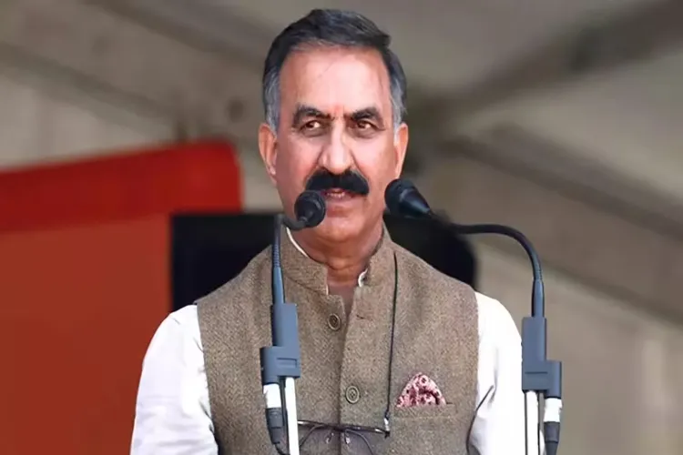 Himachal Pradesh CM Sukhwinder Sukhu