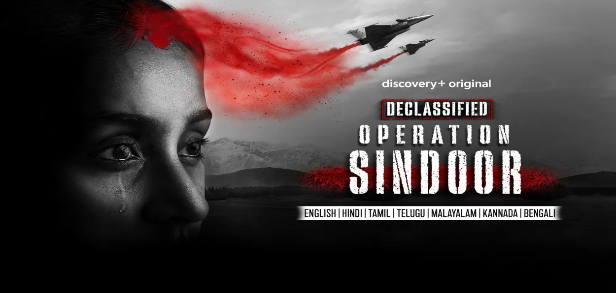 The poster of Discovery plus docuseries Declassified: Operation Sindoor
