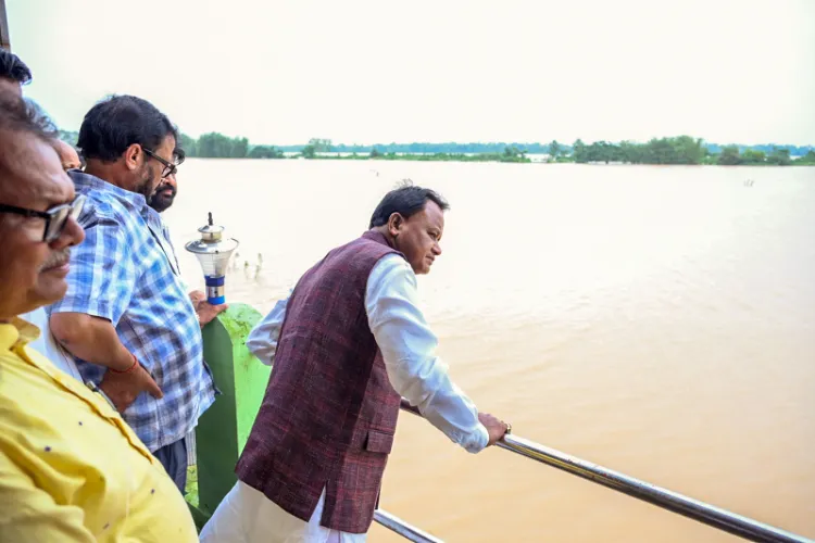 Odisha CM visit to flood affected area