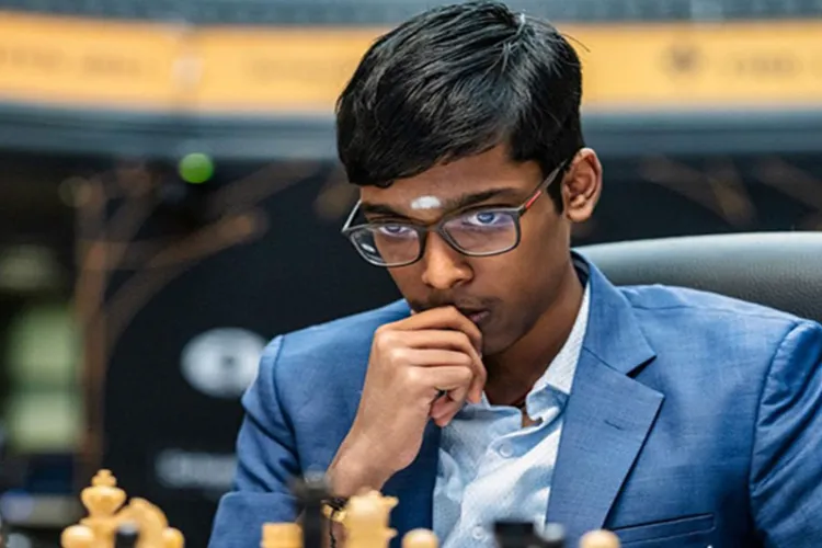 Indian chess master R Praggnanandhaa 
