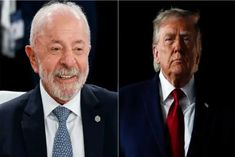 Brazilian President Luiz Inacio Lula da Silva and US President Donald Trump 