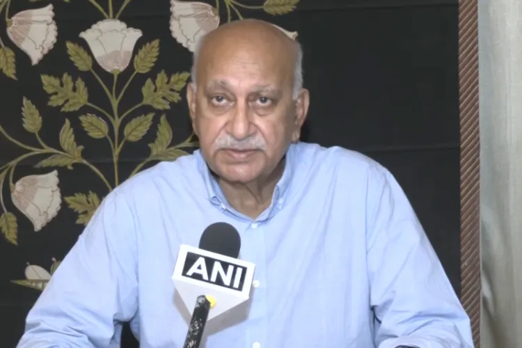 Former Union Minister MJ Akbar 