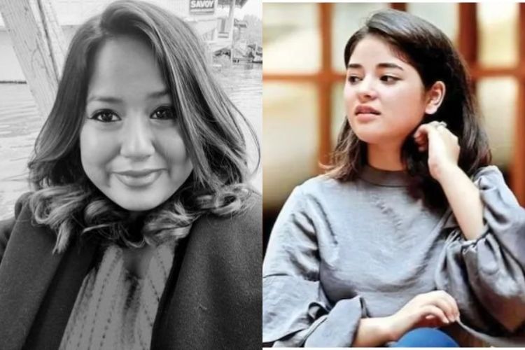 Noted advocate and columnist from Assam, Zeba Zoariah and former Bollywood actress Zaira Wasim