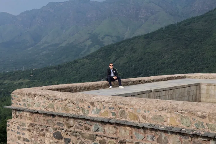 US Ambassador to India Sergio Gor at Pari Mahal in Srinagar