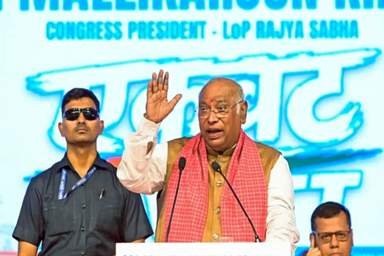 Congress president Mallikarjun Kharge