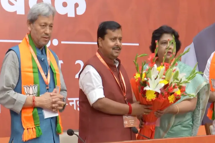 BJP national president Nitin Nabin with new BJP national officer bearers