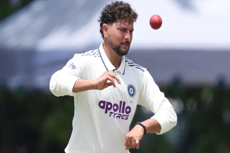 Indian spinner Kuldeep Yadav