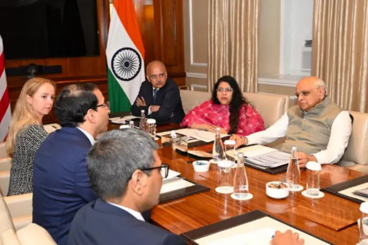 Gujarat Chief Minister Bhupendra Patel held meeting with leaders in New York 