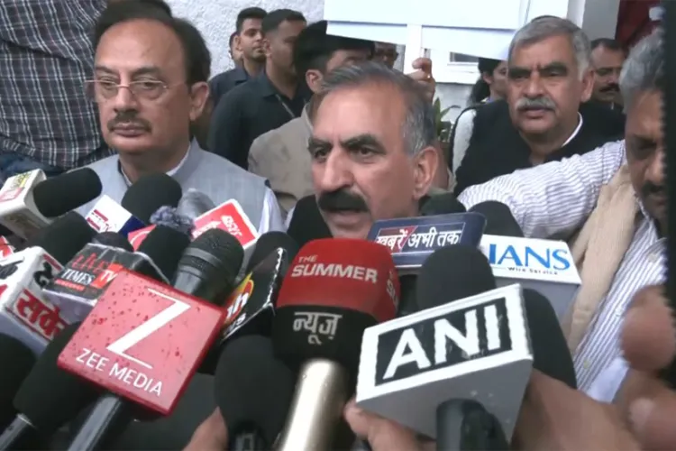 Himachal Pradesh Chief Minister Sukhvinder Singh Sukhu 