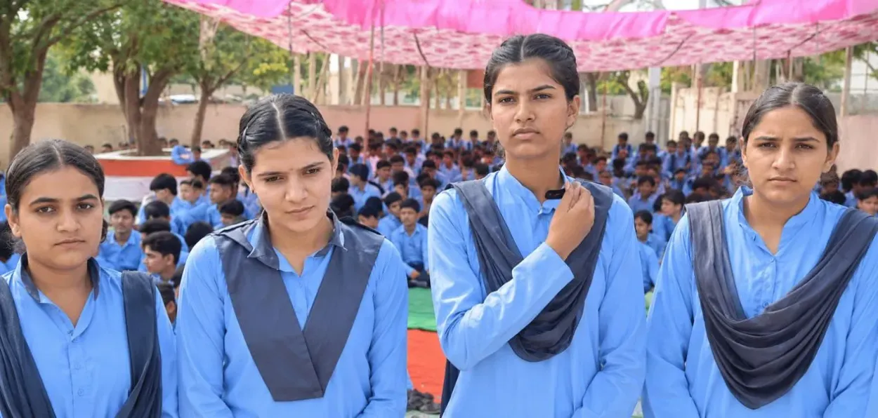 Students of PM Shri Government Higher Secondary School, Jaroda, Rajasthan