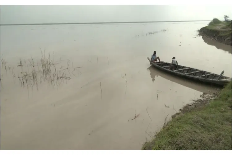 Gandak River in Bihar's Gopalganj