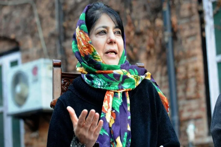 PDP president Mehbooba Mufti
