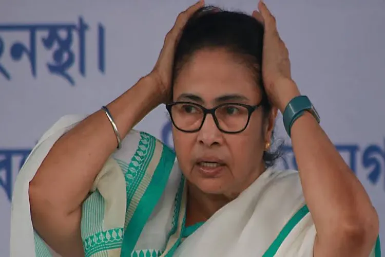 Former West Bengal chief minister and Trinamool Congress supremo Mamata Banerjee 